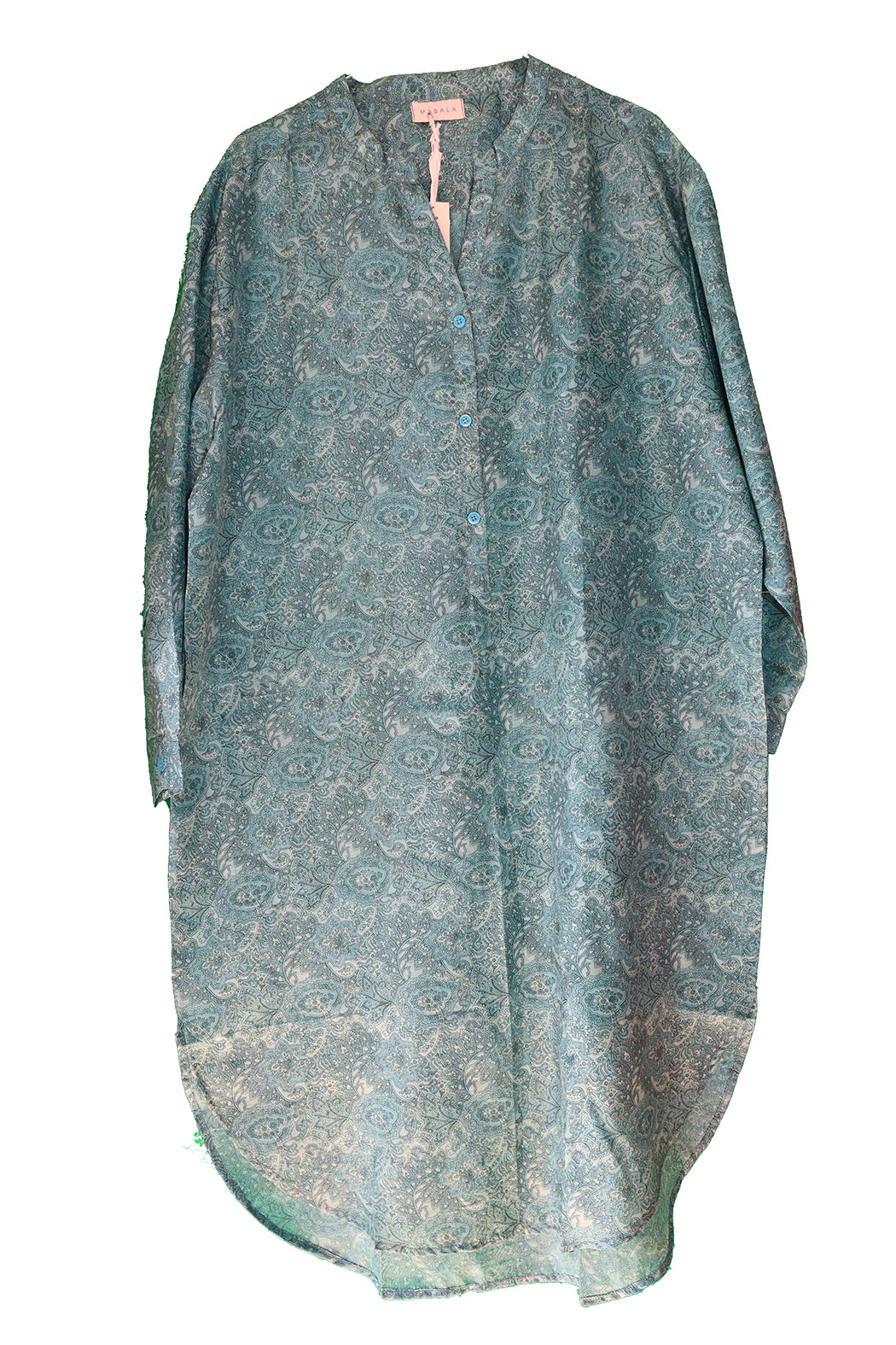 Bondi Vintage Sari-Seidenhemd