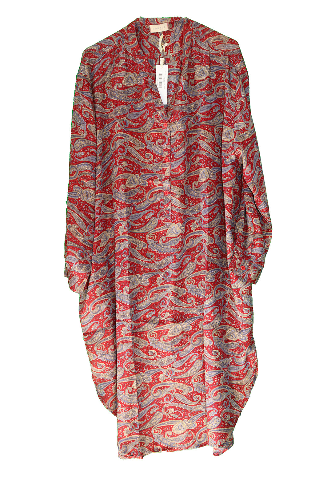 Bondi Vintage Sari-Seidenhemd