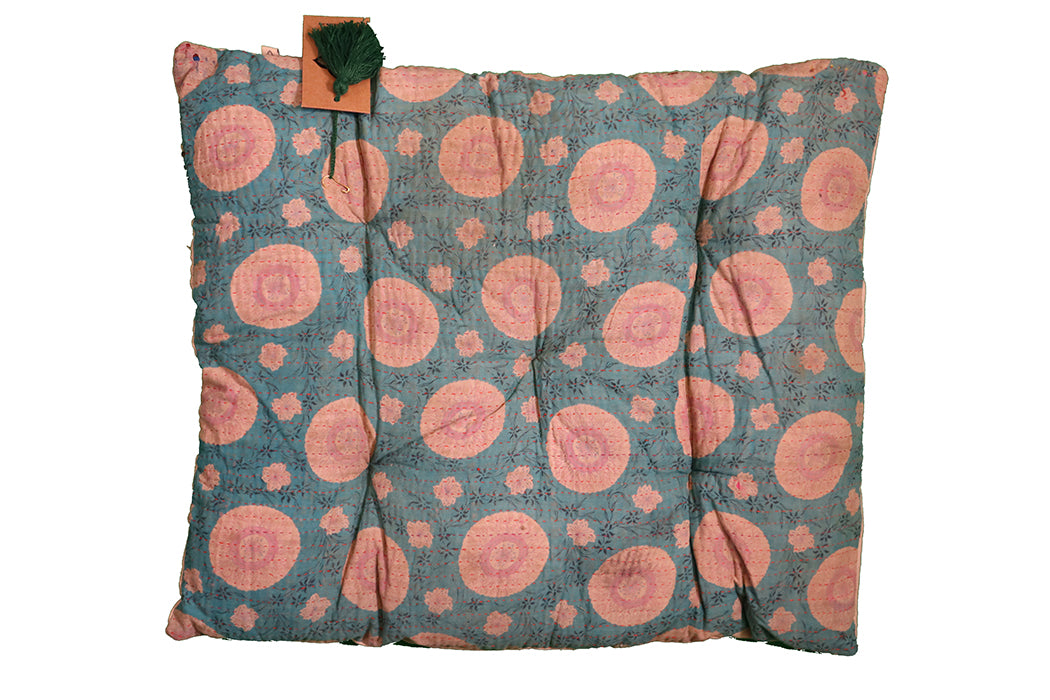 Kantha vintage hynde – Recycled Bomuld | 45x55 cm | MASALA