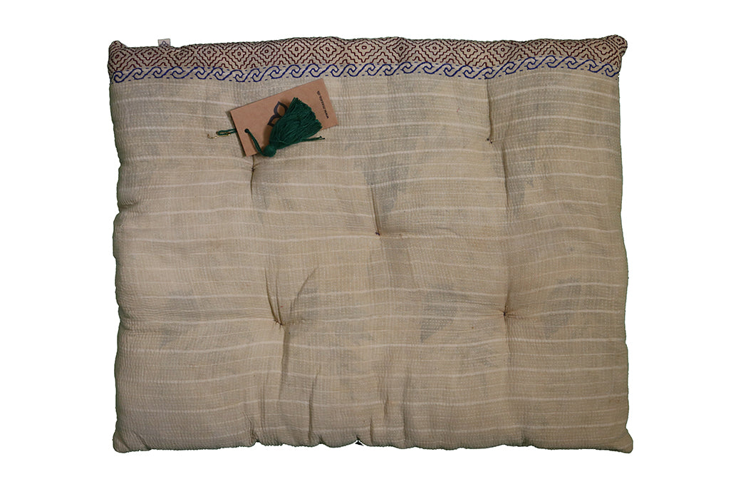Kantha vintage hynde – Recycled Bomuld | 45x55 cm | MASALA