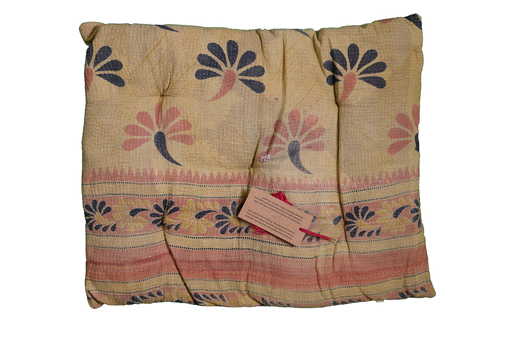 Kantha vintage hynde – Recycled Bomuld | 45x55 cm | MASALA