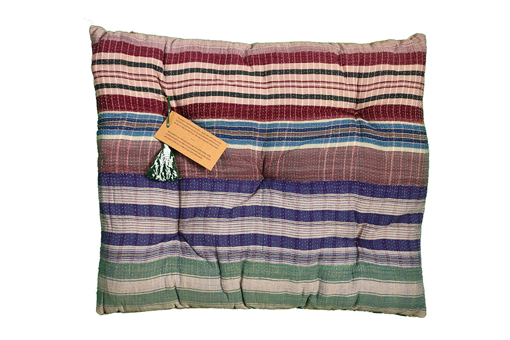 Kantha vintage hynde – Recycled Bomuld | 45x55 cm | MASALA