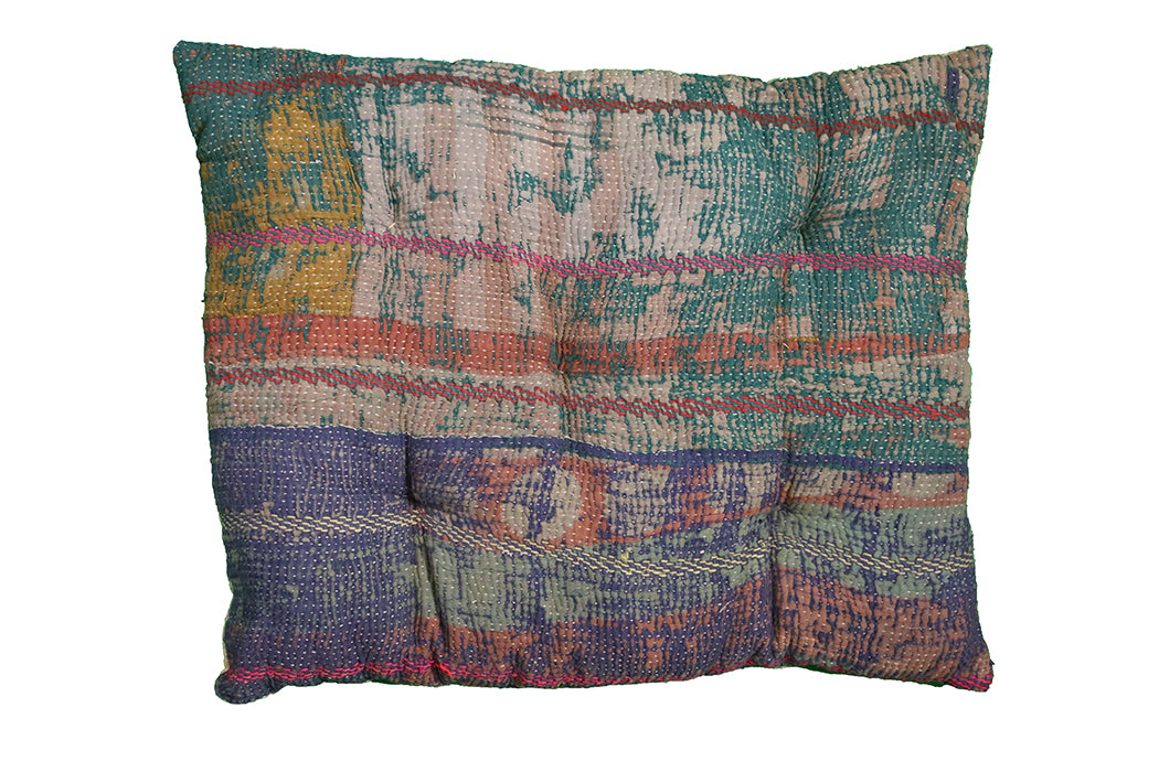 Kantha vintage hynde – Recycled Bomuld | 45x55 cm | MASALA