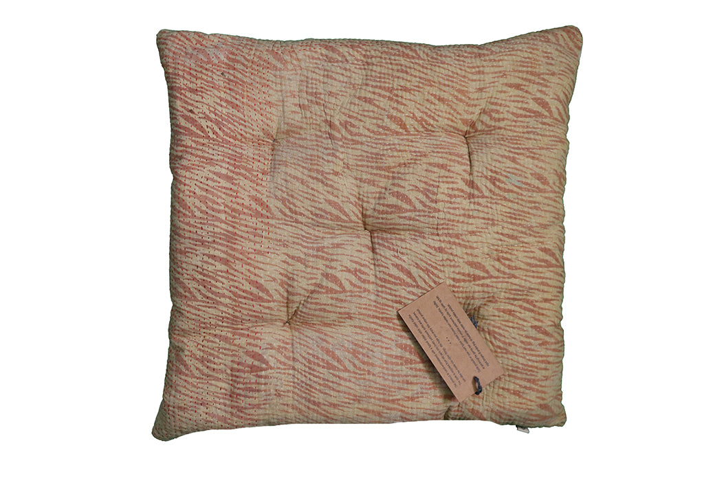 Kantha vintage hynde – Recycled Bomuld | 40x40 cm | MASALA