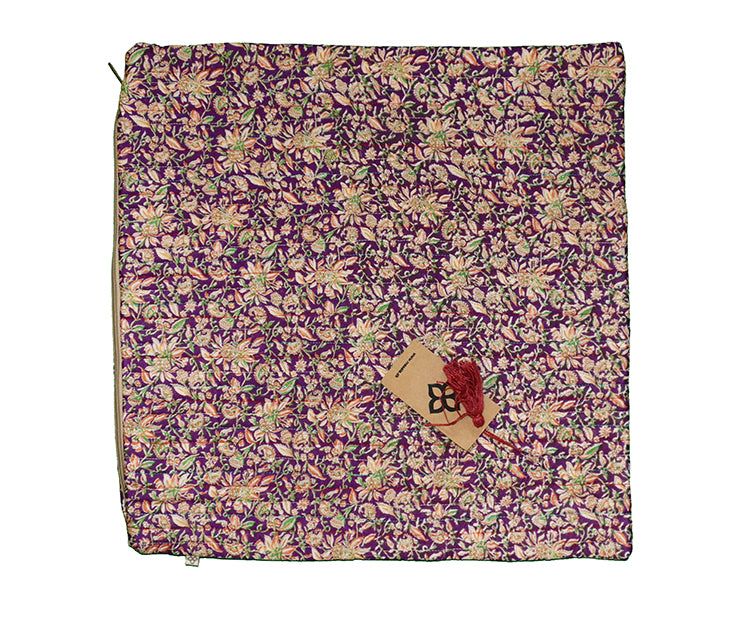 Quilted silke pude 45*45 cm