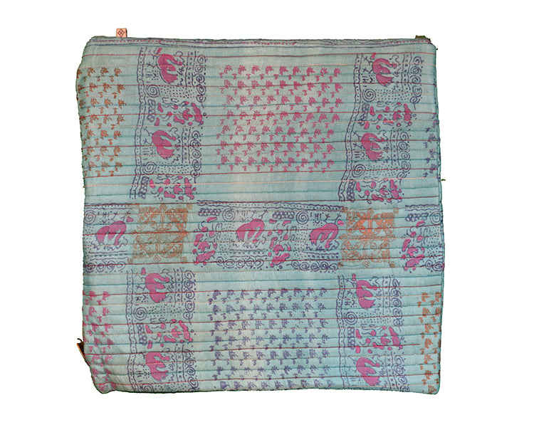 Quilted silke pude 45*45 cm