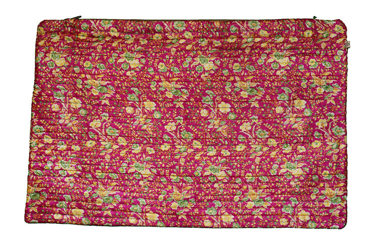 Quilted silke pude 40*60 cm