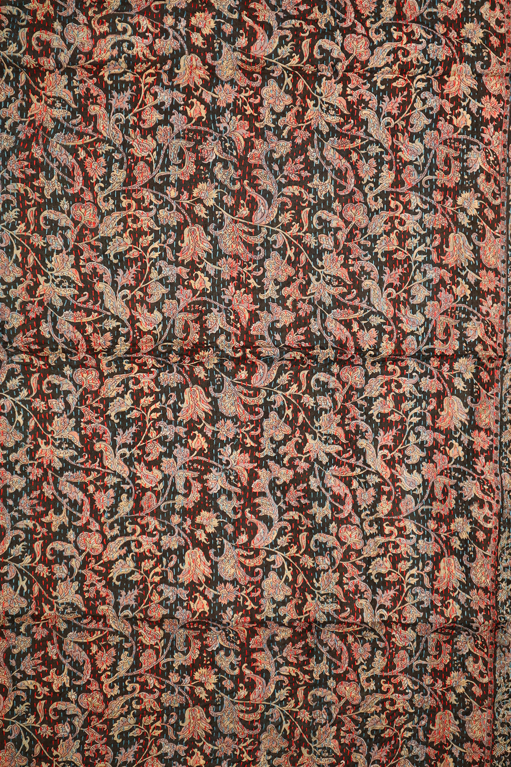 Sari-Kantha-Seidenschal 40*190 cm