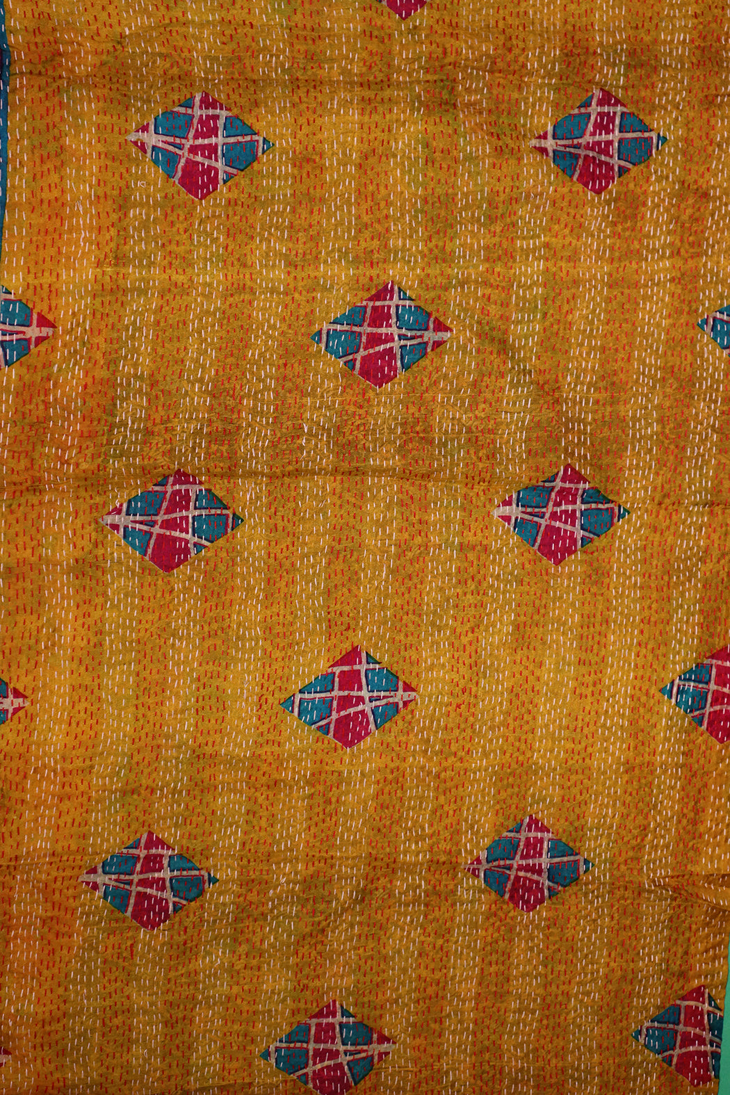 Sari kantha silk scarf 40*190 cm