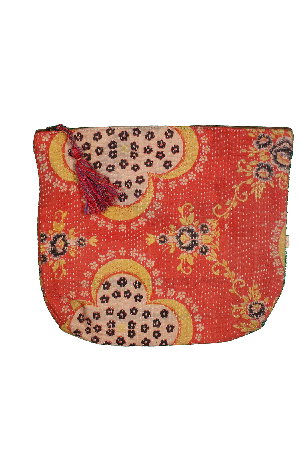 Kantha Sari Pung – Recycled Vintage sari | 24x28 cm | MASALA