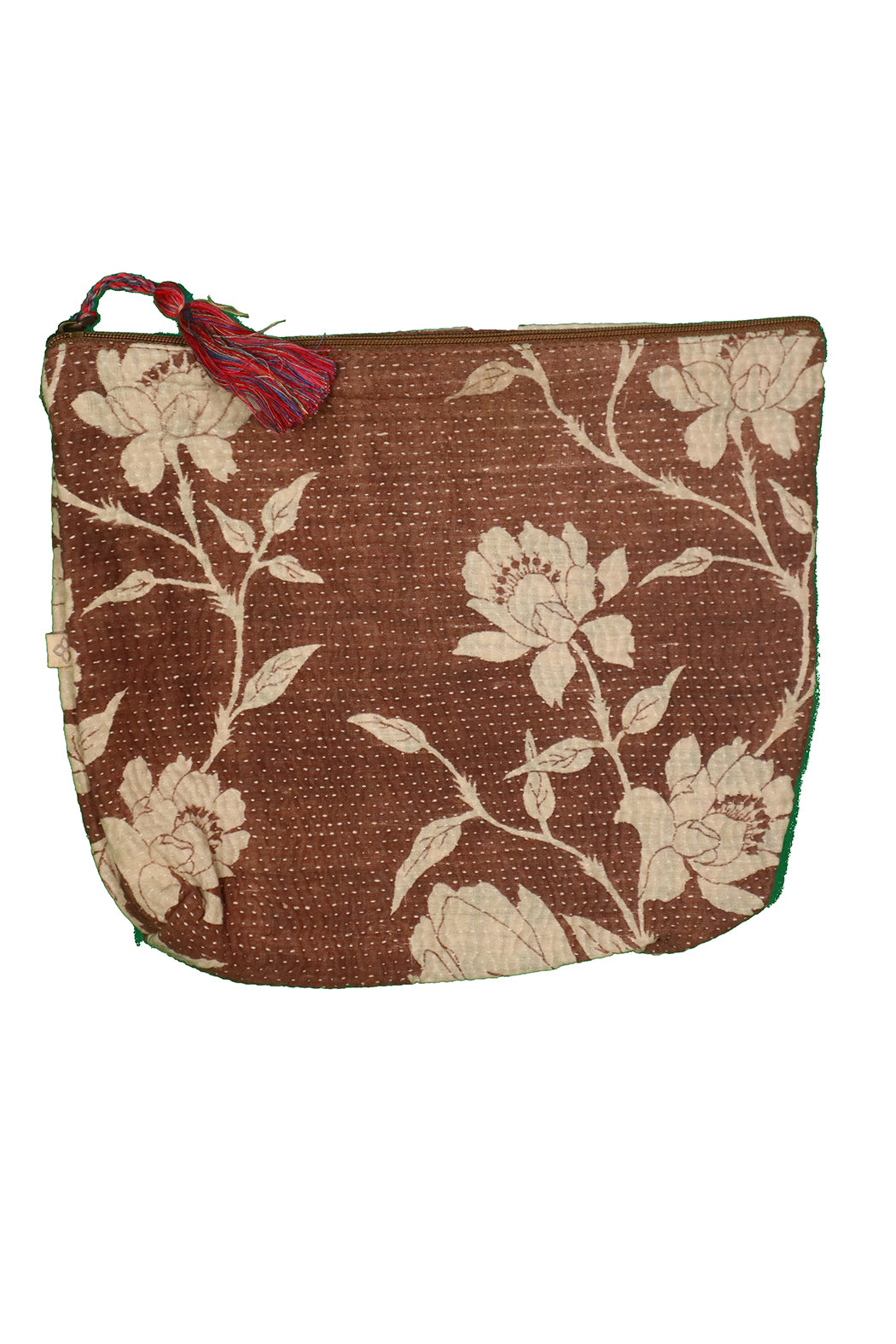 Kantha Sari Pung – Recycled Vintage sari | 24x28 cm | MASALA