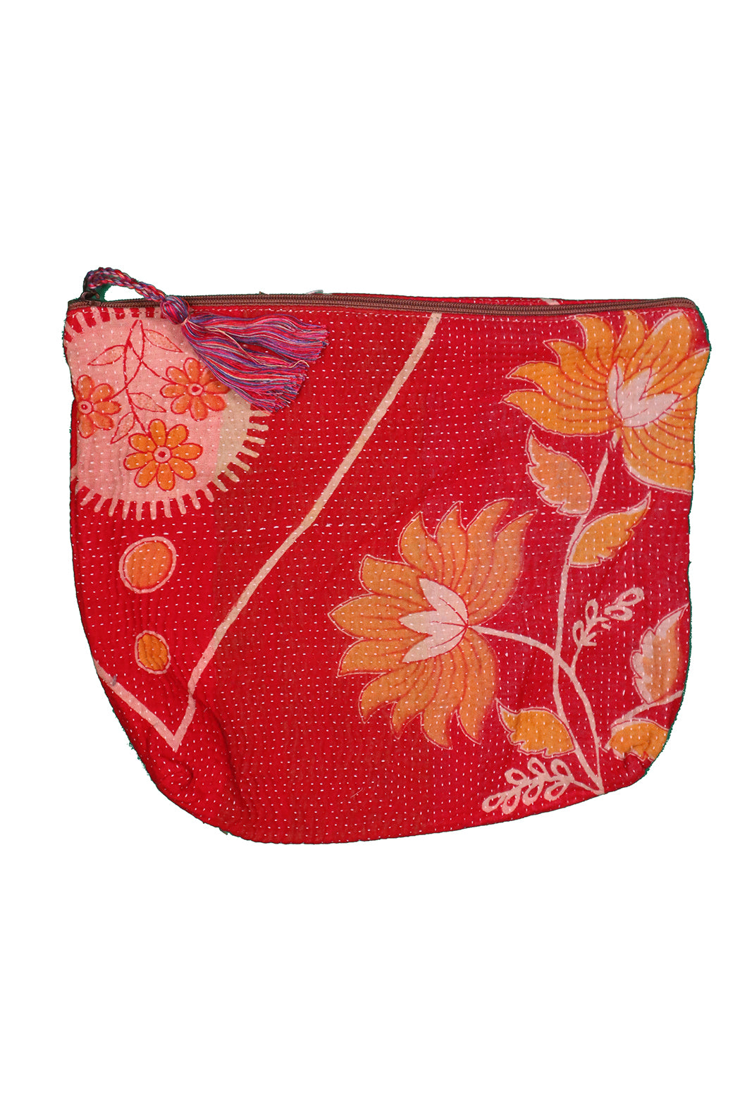 Kantha Sari Pung – Recycled Vintage sari | 24x28 cm | MASALA