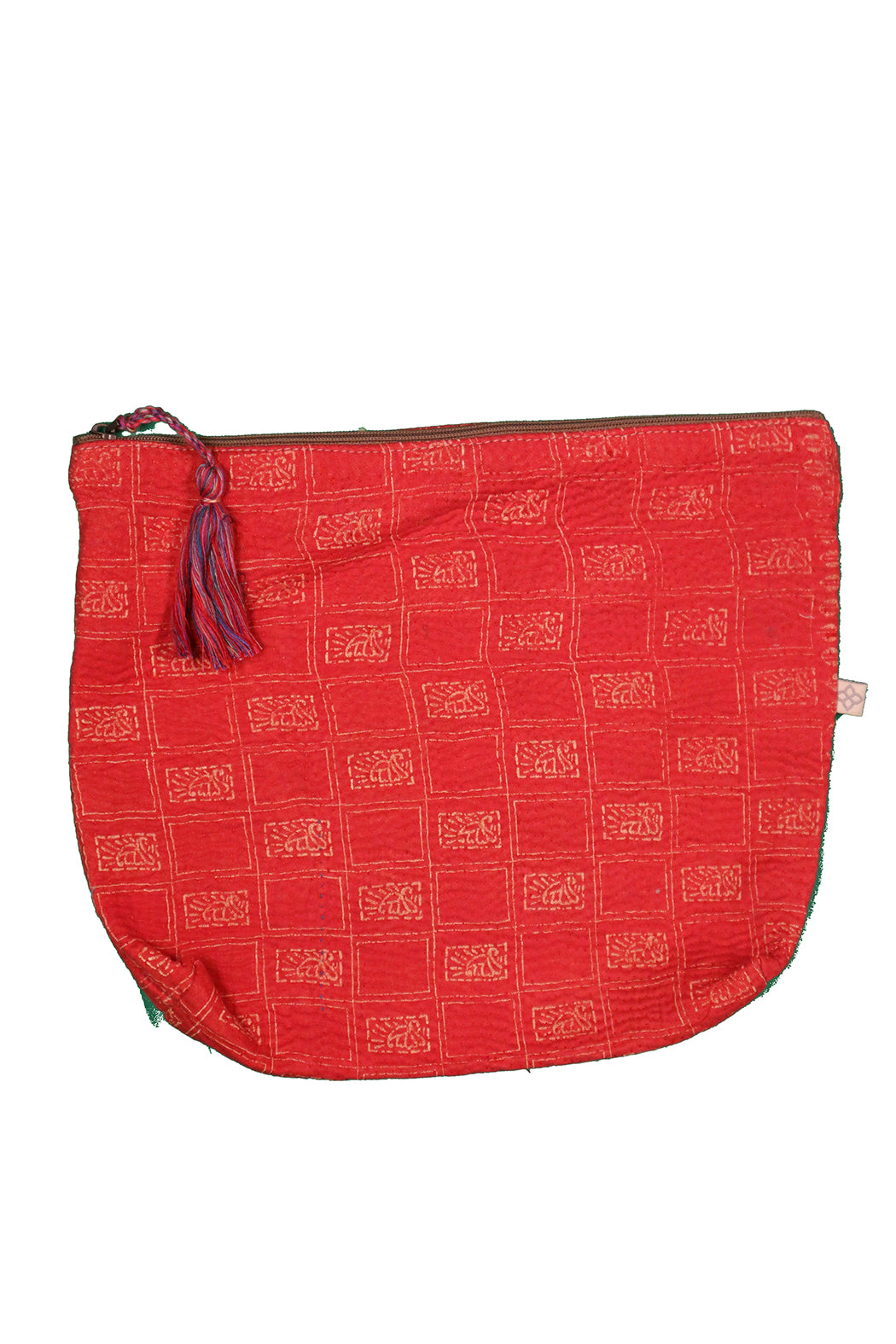 Kantha Sari Pung – Recycled Vintage sari | 24x28 cm | MASALA