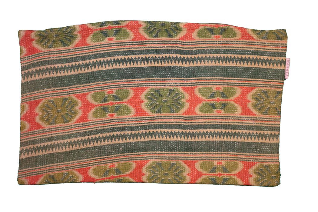 Sari Kantha Pude – Unik Vintage 30x50 cm | MASALA