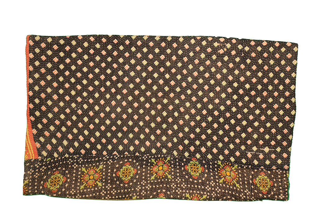Sari Kantha Pude – Unik Vintage 30x50 cm | MASALA
