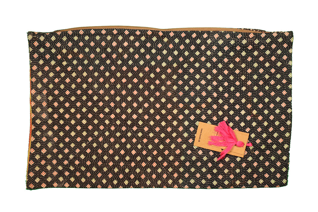 Sari Kantha Pude – Unik Vintage 30x50 cm | MASALA