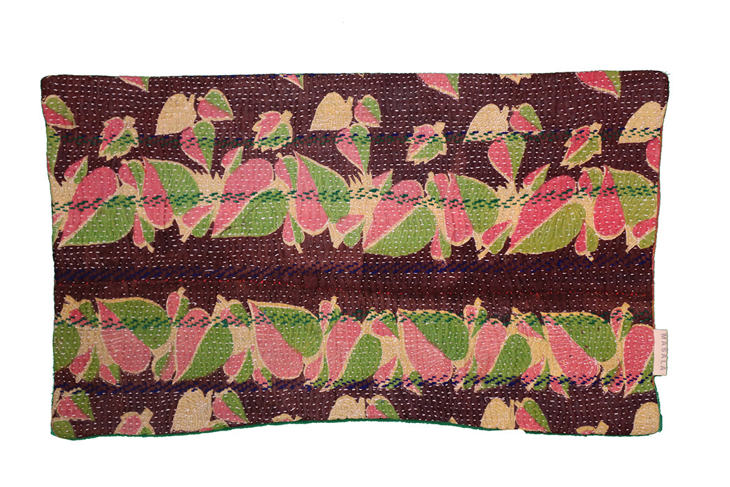 Sari Kantha Pude – Unik Vintage 30x50 cm | MASALA
