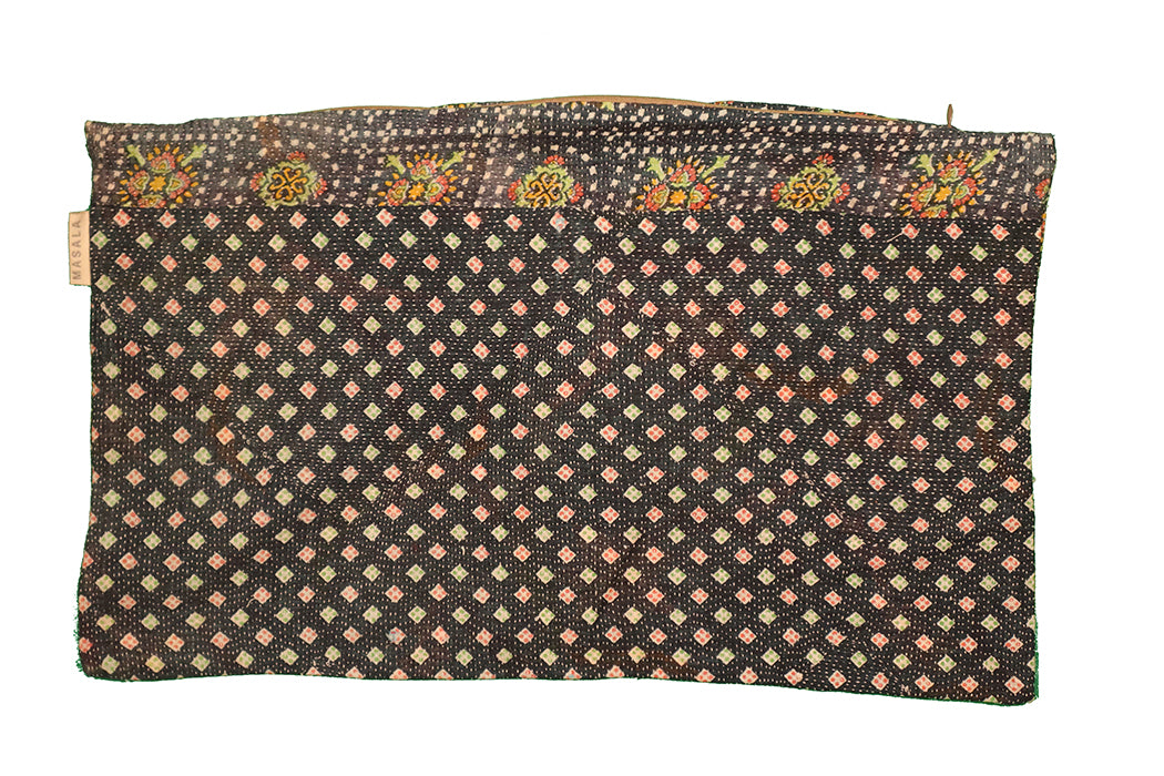 Sari Kantha Pude – Unik Vintage 30x50 cm | MASALA