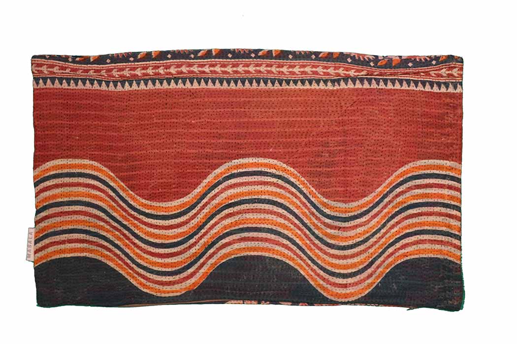 Sari Kantha Pude – Unik Vintage 30x50 cm | MASALA