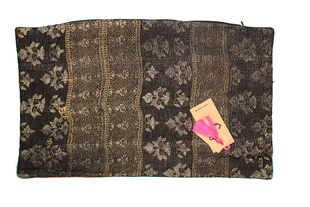 Sari Kantha Pude – Unik Vintage 30x50 cm | MASALA