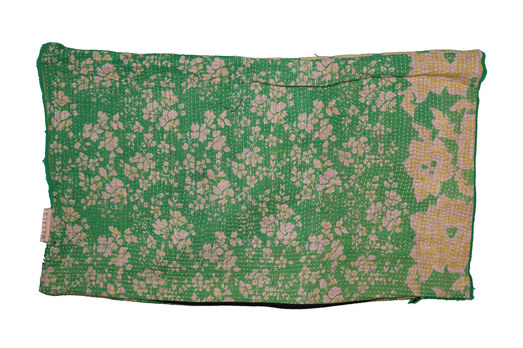 Sari Kantha Pude – Unik Vintage 30x50 cm | MASALA