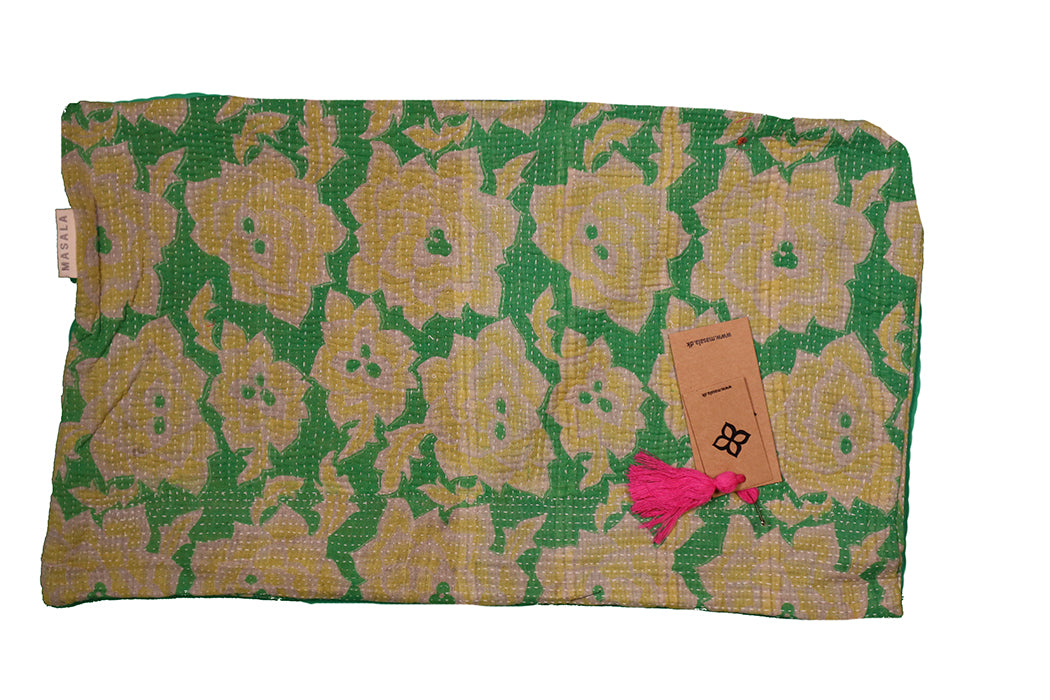 Sari Kantha Pude – Unik Vintage 30x50 cm | MASALA