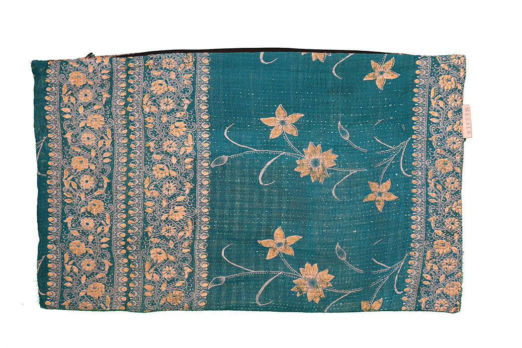 Sari Kantha Pude – Unik Vintage 30x50 cm | MASALA