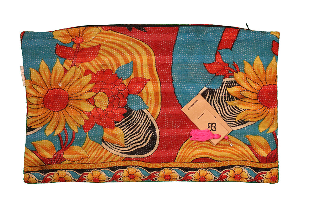 Sari vintage kantha cushion 45*45 cm