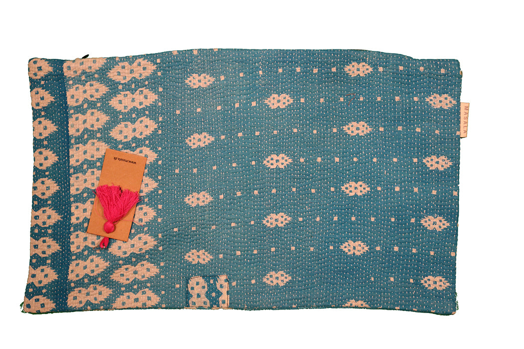 Sari Kantha Pude – Unik Vintage 30x50 cm | MASALA