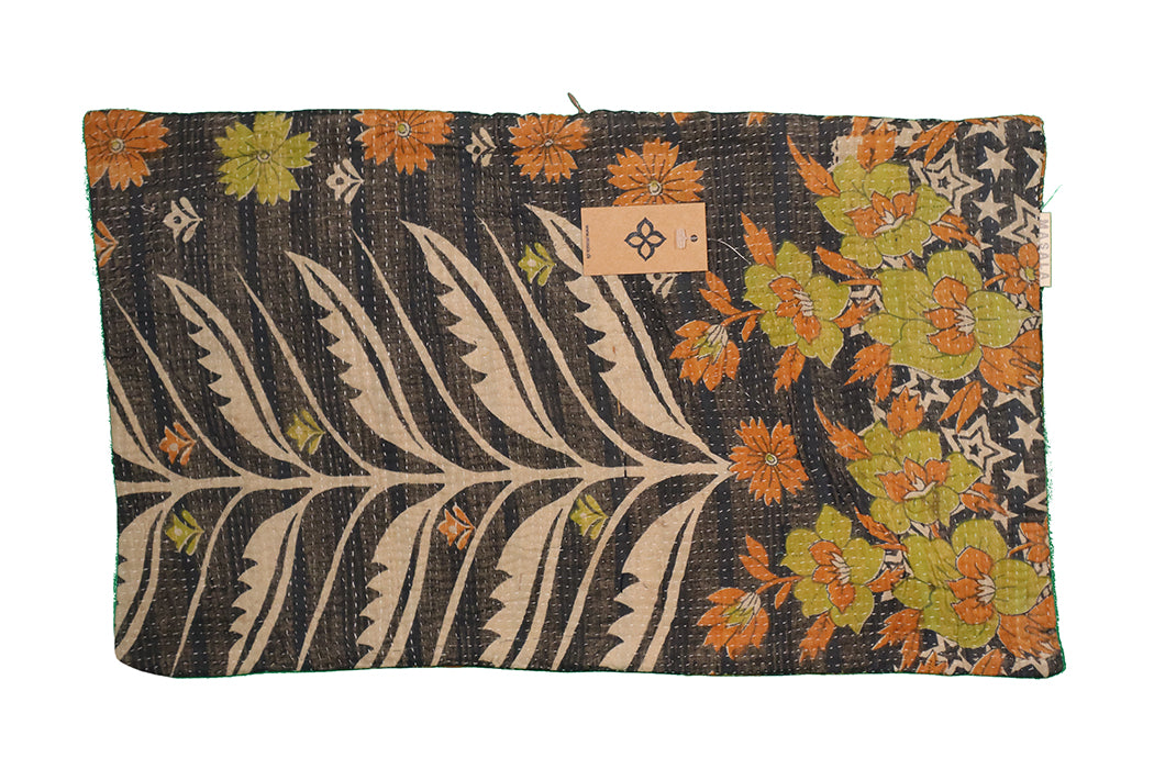 Sari Kantha Pude – Unik Vintage 30x50 cm | MASALA