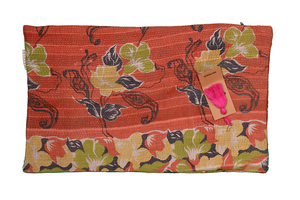 Sari Kantha Pude – Unik Vintage 30x50 cm | MASALA