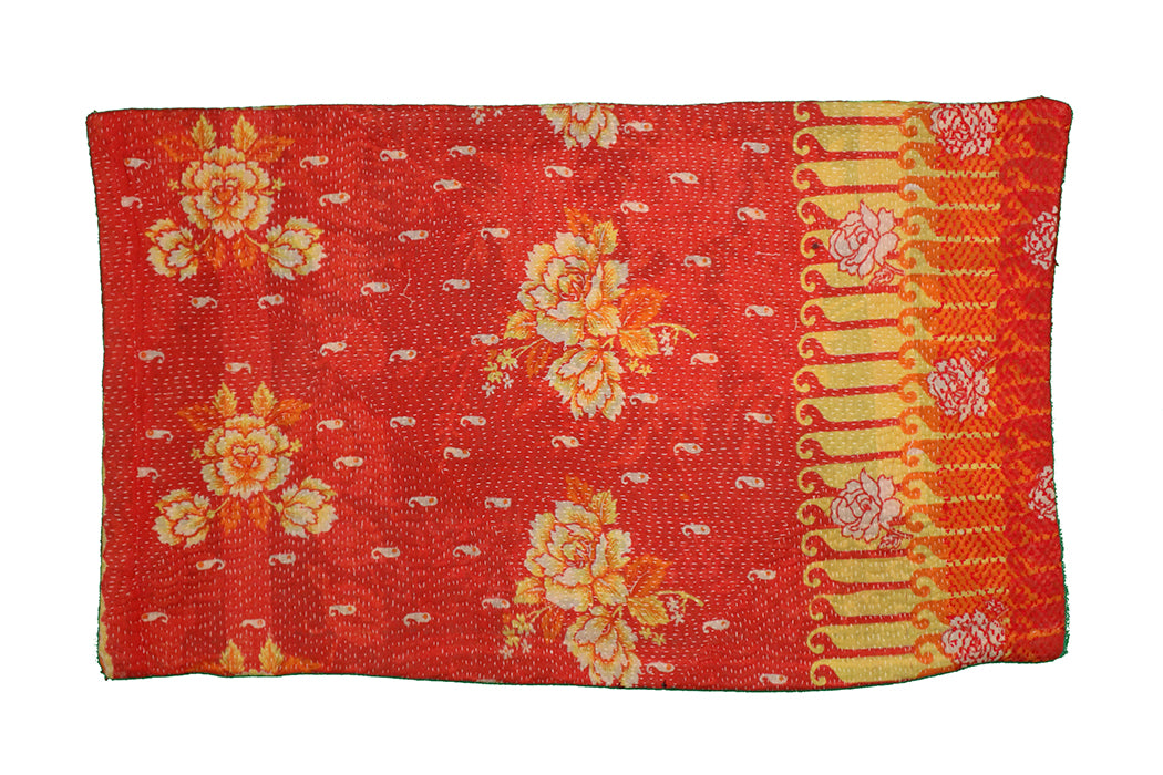 Sari Kantha Pude – Unik Vintage 30x50 cm | MASALA