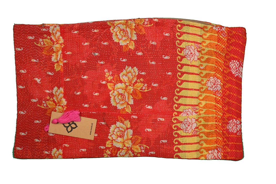 Sari Kantha Pude – Unik Vintage 30x50 cm | MASALA