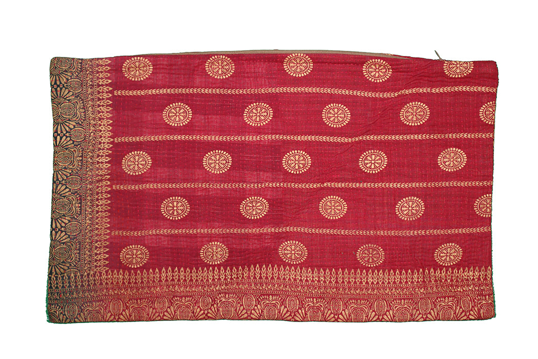 Sari Kantha Pude – Unik Vintage 30x50 cm | MASALA