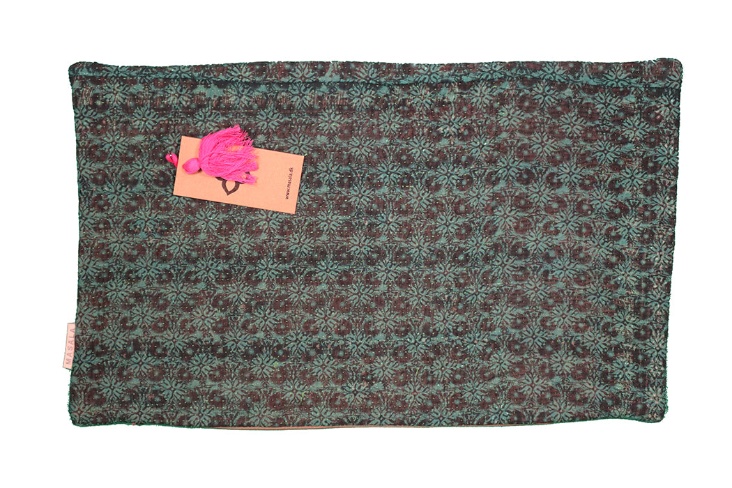 Sari Kantha Pude – Unik Vintage 30x50 cm | MASALA