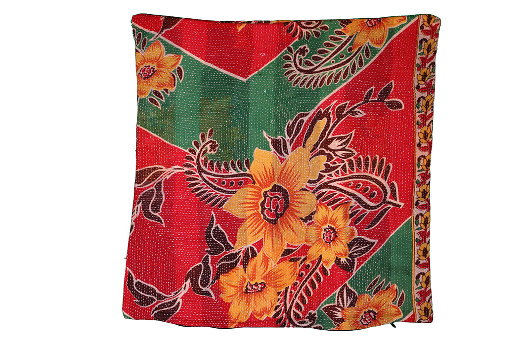 Sari Vintage Kantha Kissen 45*45 cm