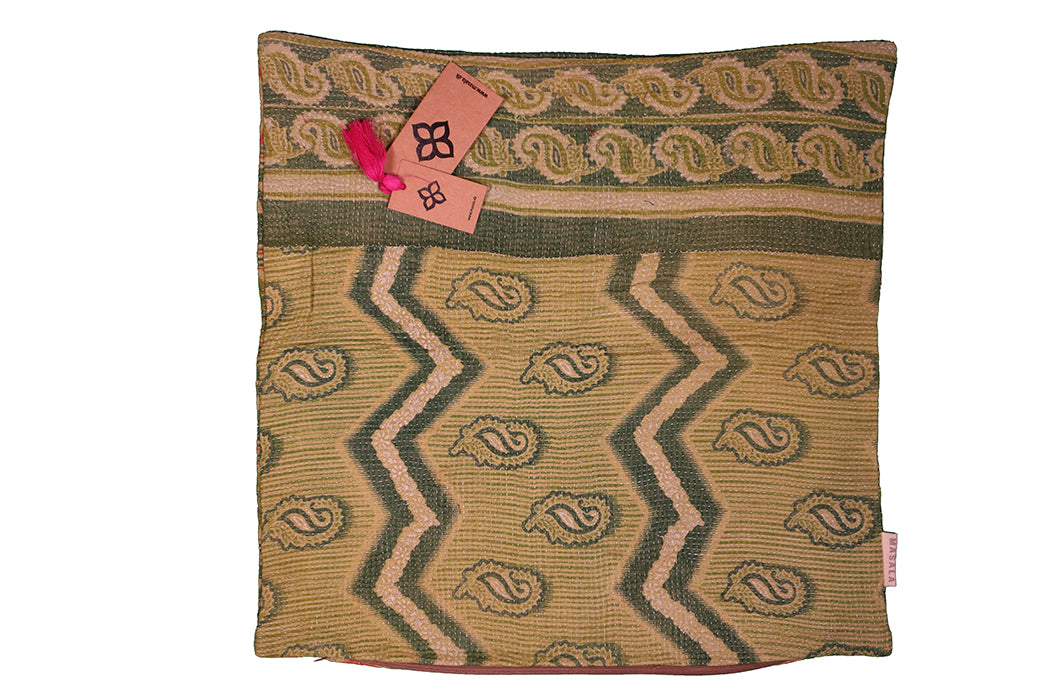 Sari Vintage Kantha Kissen 45*45 cm