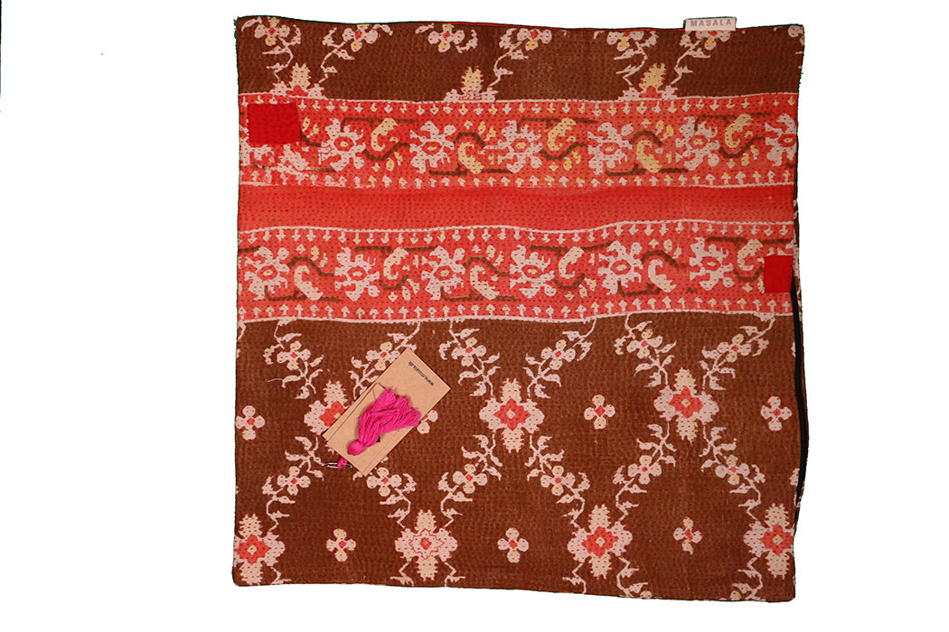 Sari Vintage Kantha Kissen 45*45 cm
