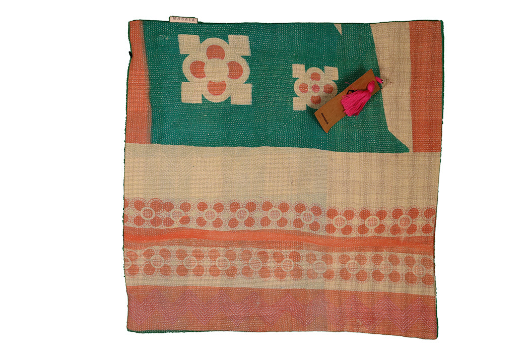 Sari Vintage Kantha Kissen 45*45 cm