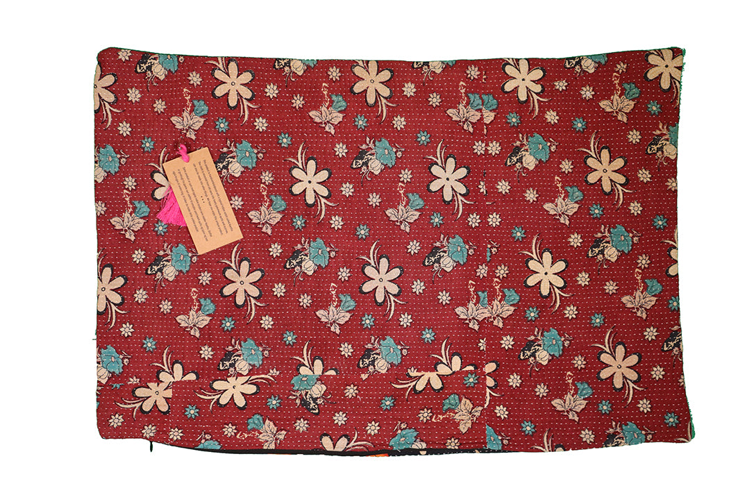 Sari Vintage Kantha Kissen 40*60 cm