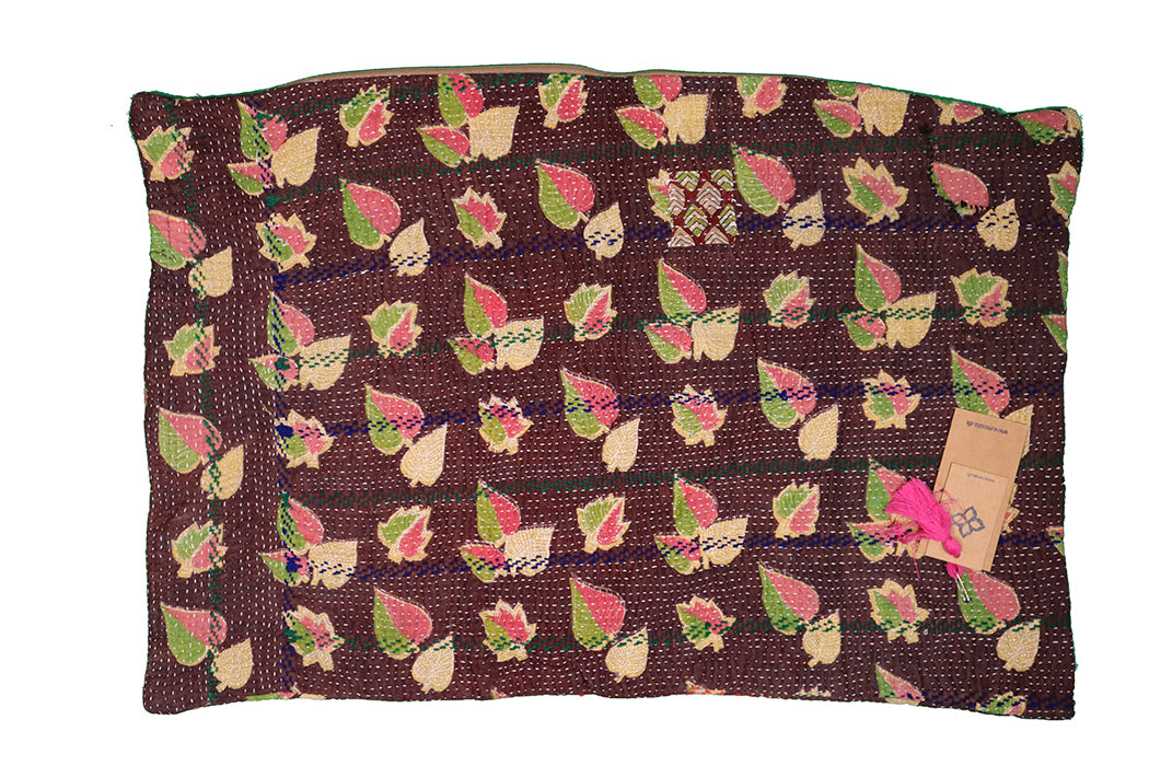 Sari Kantha Pude – Unik Vintage 40x60 cm | MASALA