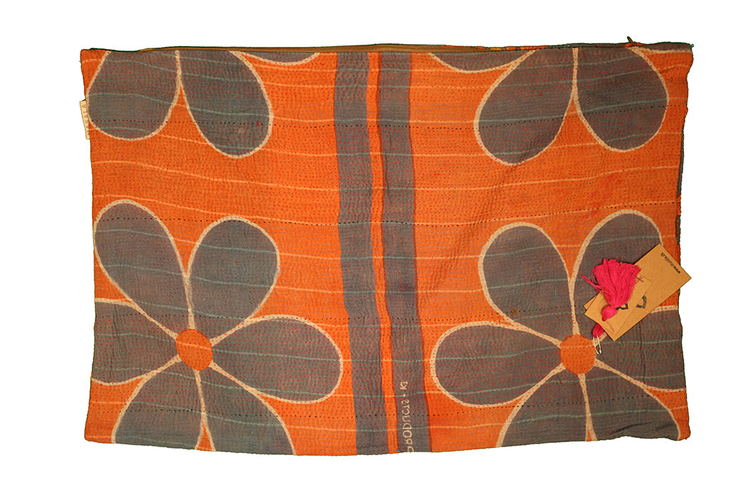 Sari Kantha Pude – Unik Vintage 40x60 cm | MASALA