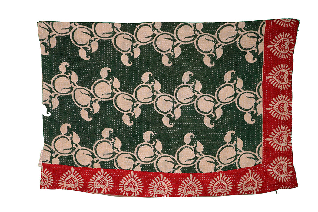 Sari Kantha Pude – Unik Vintage 40x60 cm | MASALA