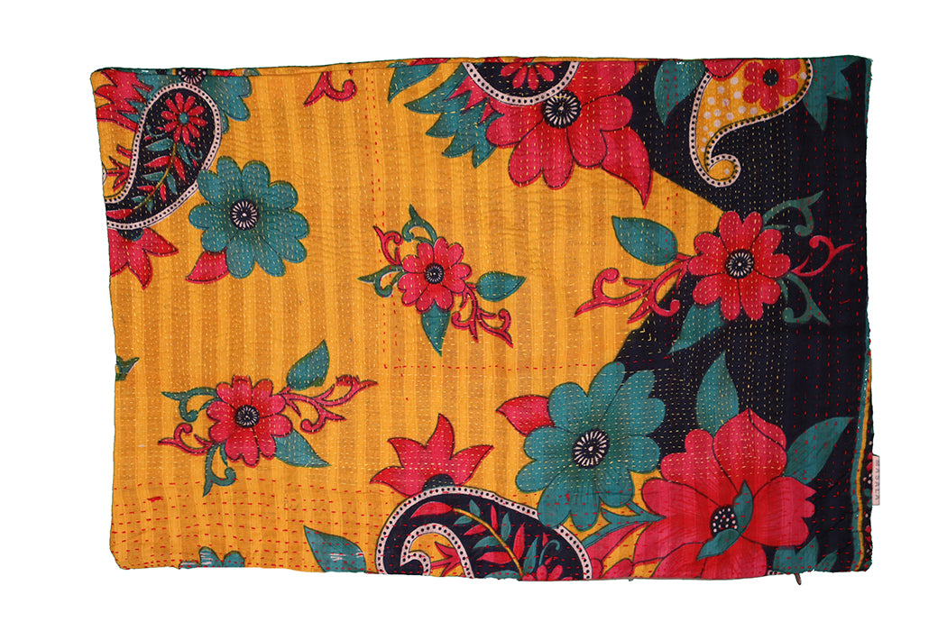 Sari Kantha Pude – Unik Vintage 40x60 cm | MASALA