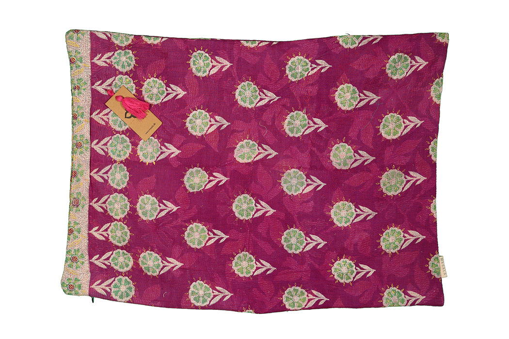 Sari Kantha Pude – Unik Vintage 50*70 cm | MASALA