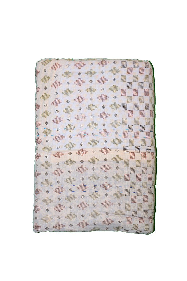 Vintage sari quilt , bomuld 70x100 cm