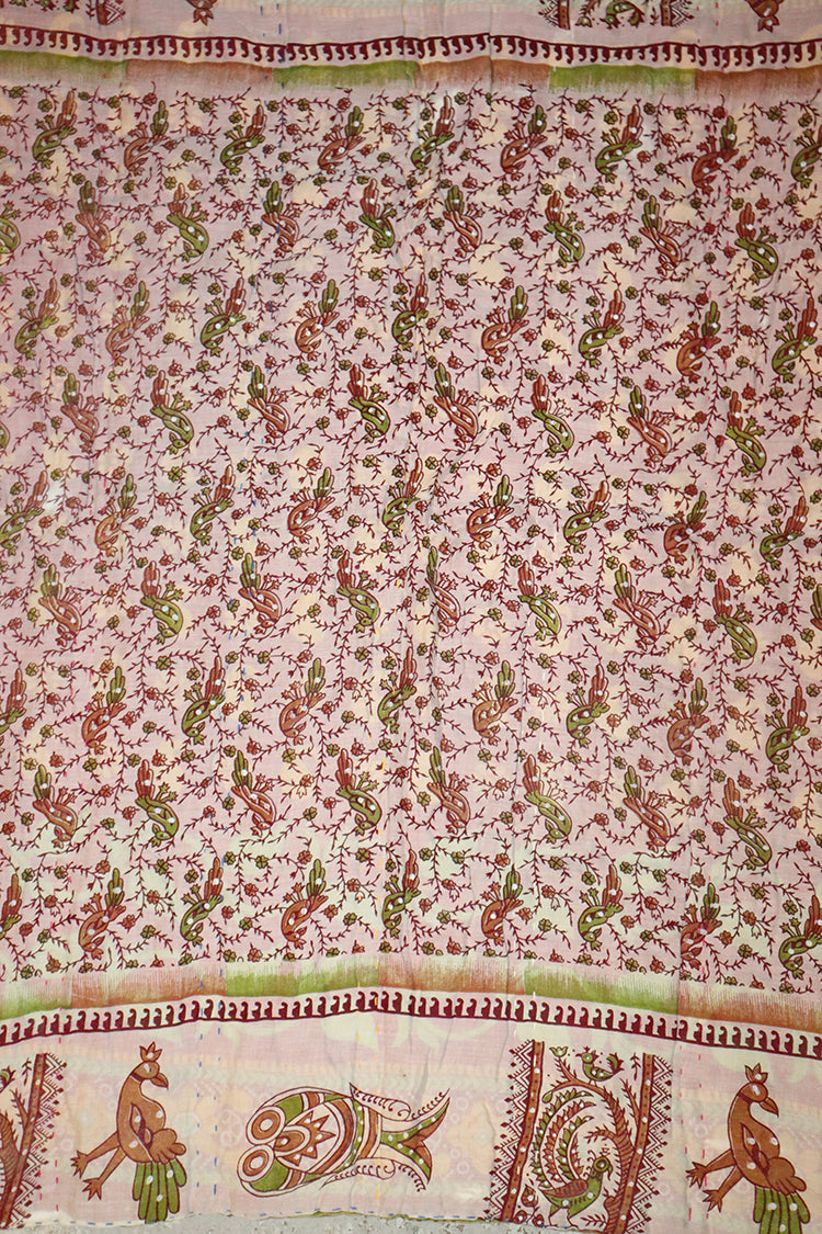 Vintage sari quilt , bomuld 70x100 cm