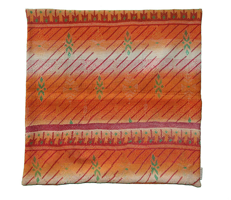 Sari vintage kantha pude 60*60 cm