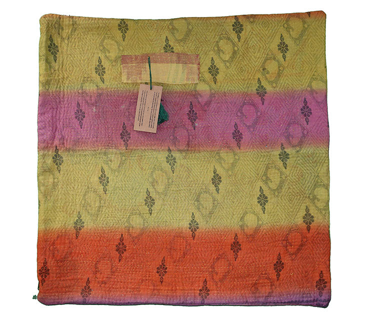 Sari vintage kantha pude 60*60 cm