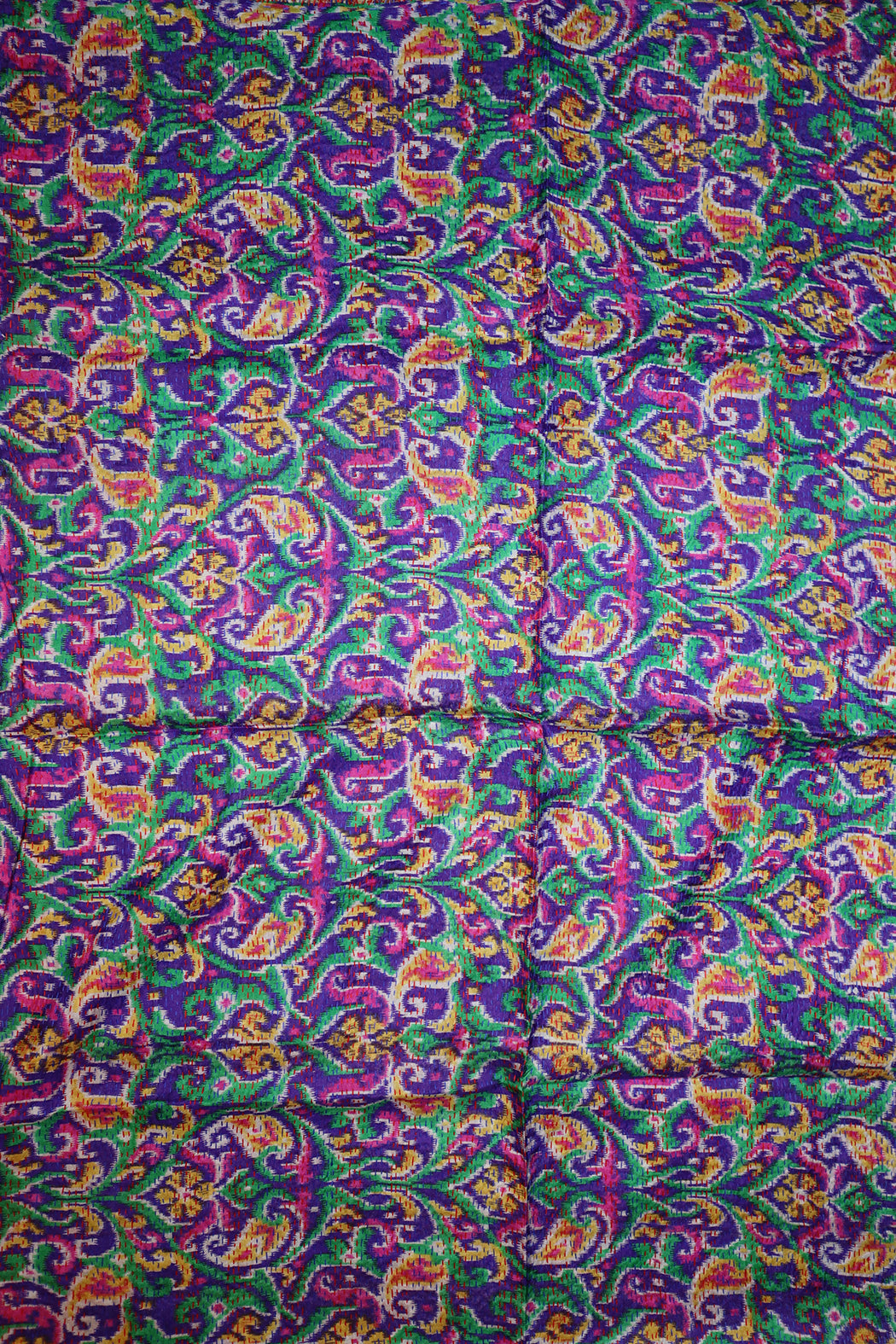 Sari-Kantha-Seidenschal 85*190 cm